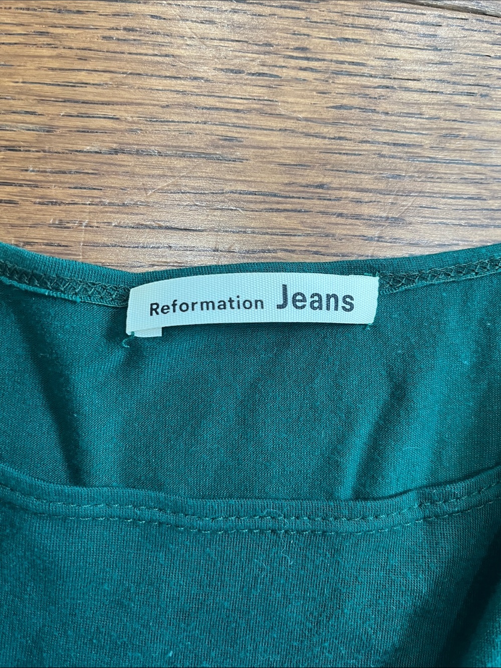 Reformation Rou Emerald Green Midi Dress - Picture 4 of 5